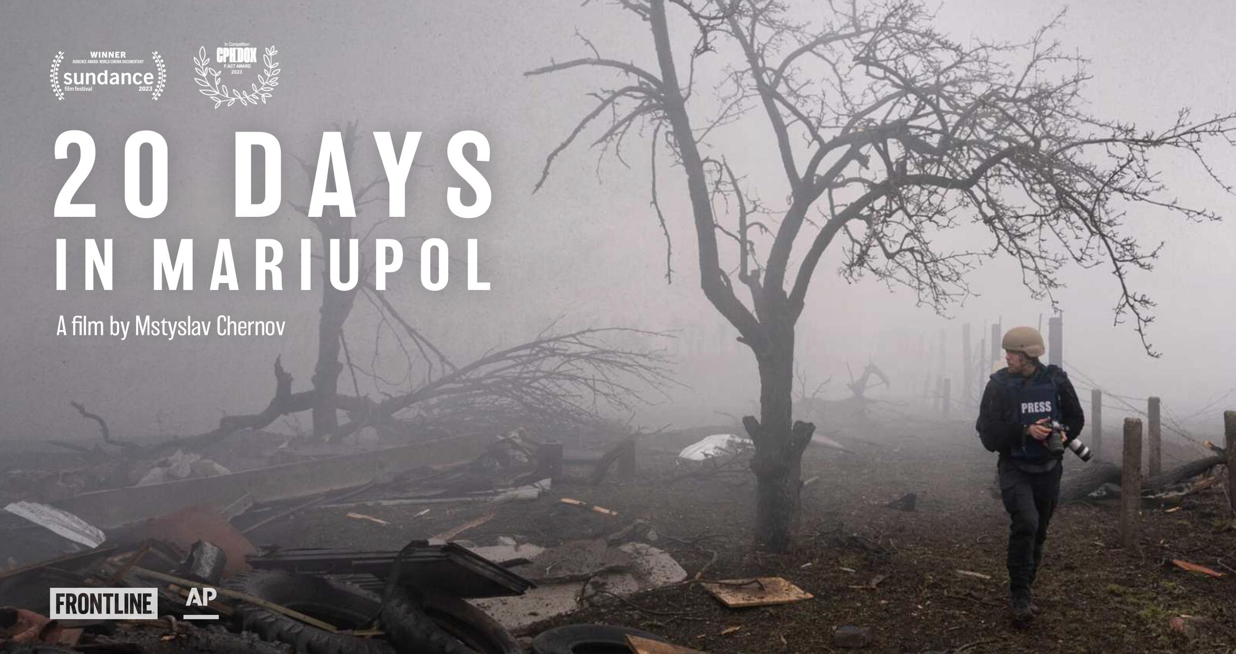Фільм «20 днів у Маріуполі» представить Україну на премії «Оскар»