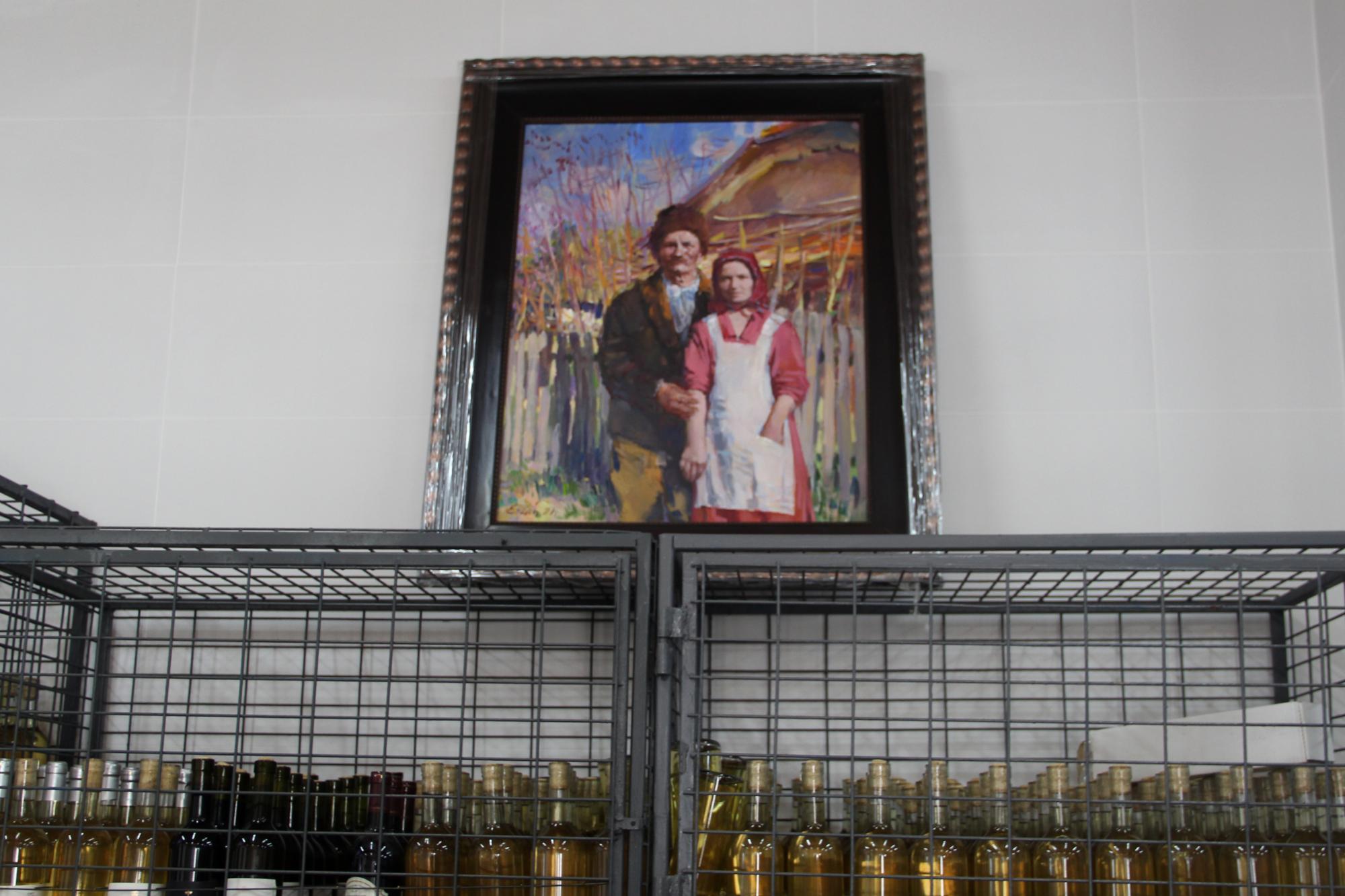 Портрет дідуся і бабусі винороба