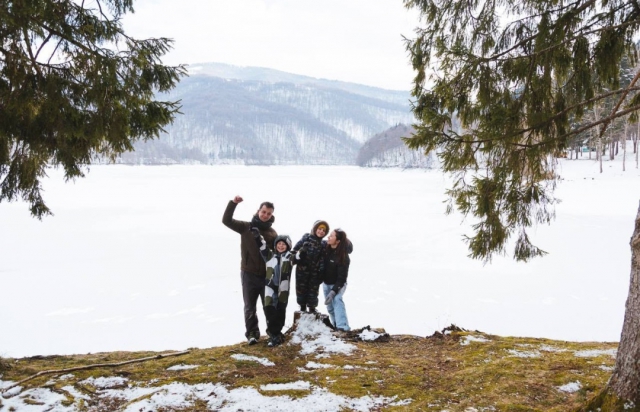 Родина Жуків на Вільшанському водосховищі