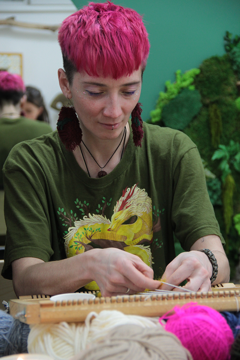 Під час майстер-класу у просторі "Ліс" в Ужгороді