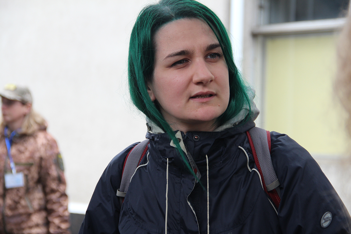 Пасажирка поїзда Прага - Чоп