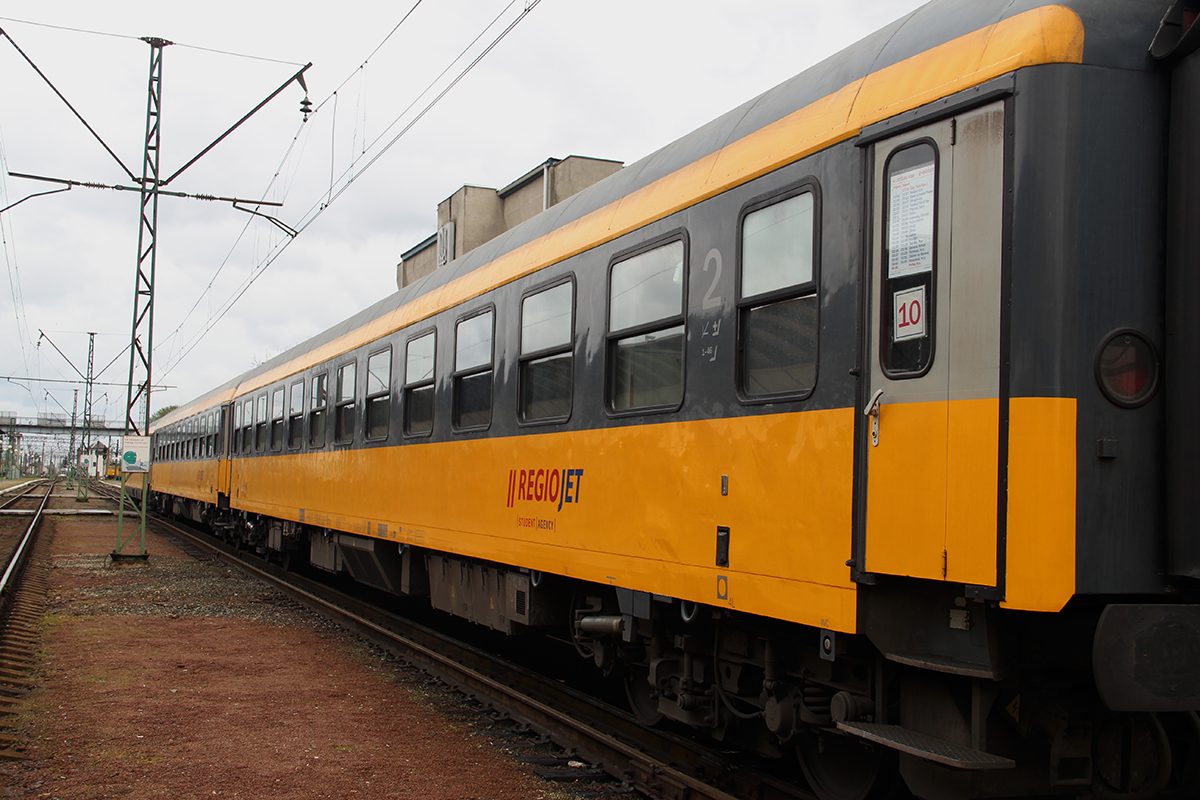 RegioJet  на пероні у Чопі