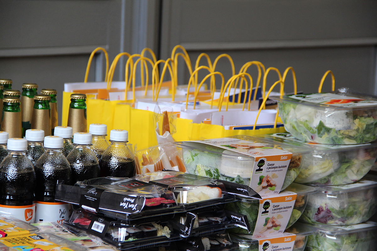 Приклад харчування у поїздах Прага - Чоп