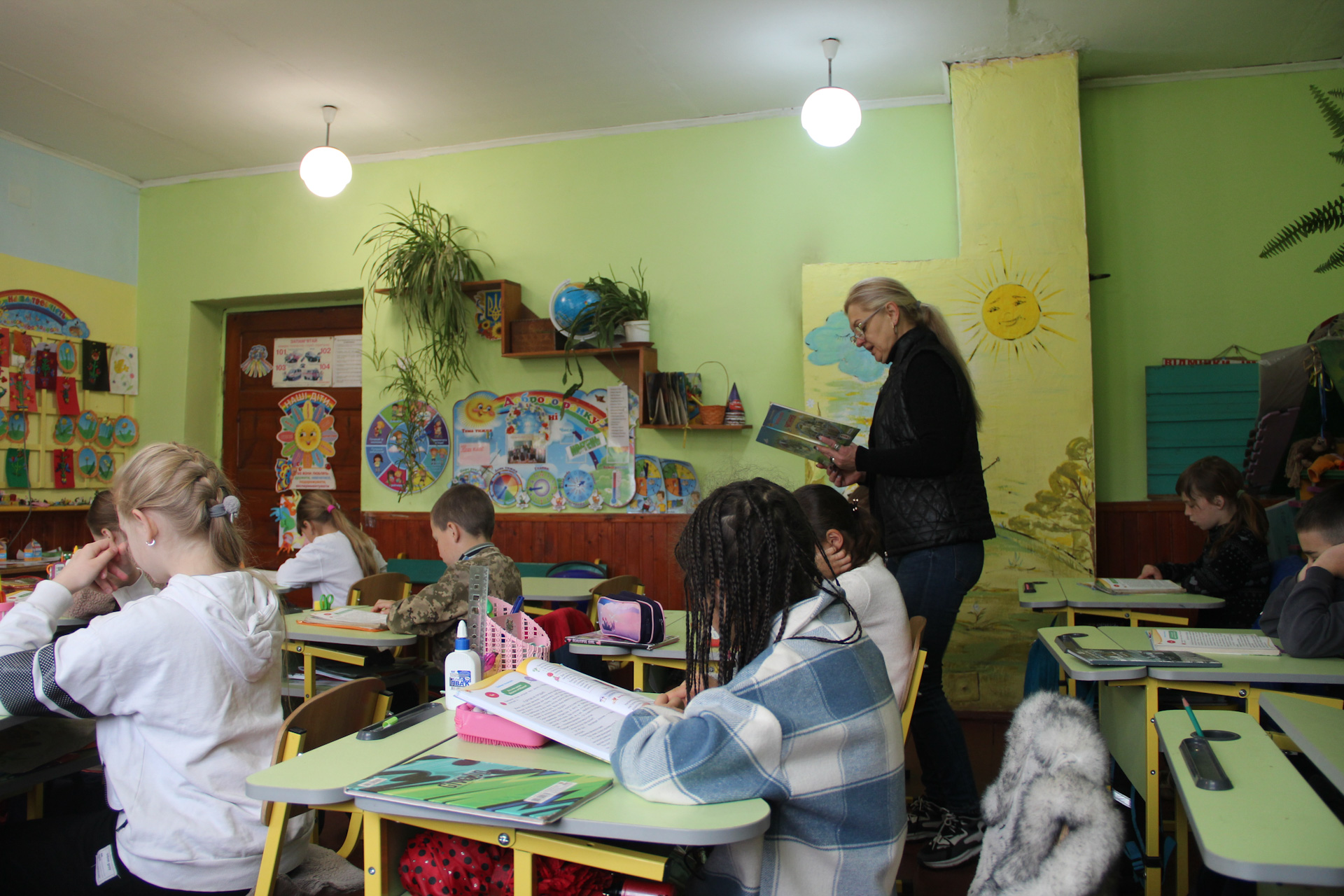 Жанна Костик веде урок