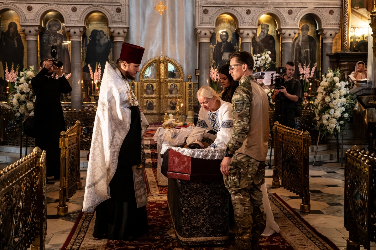 Похорон Олексія Юкова, Володимирський собор, Київ