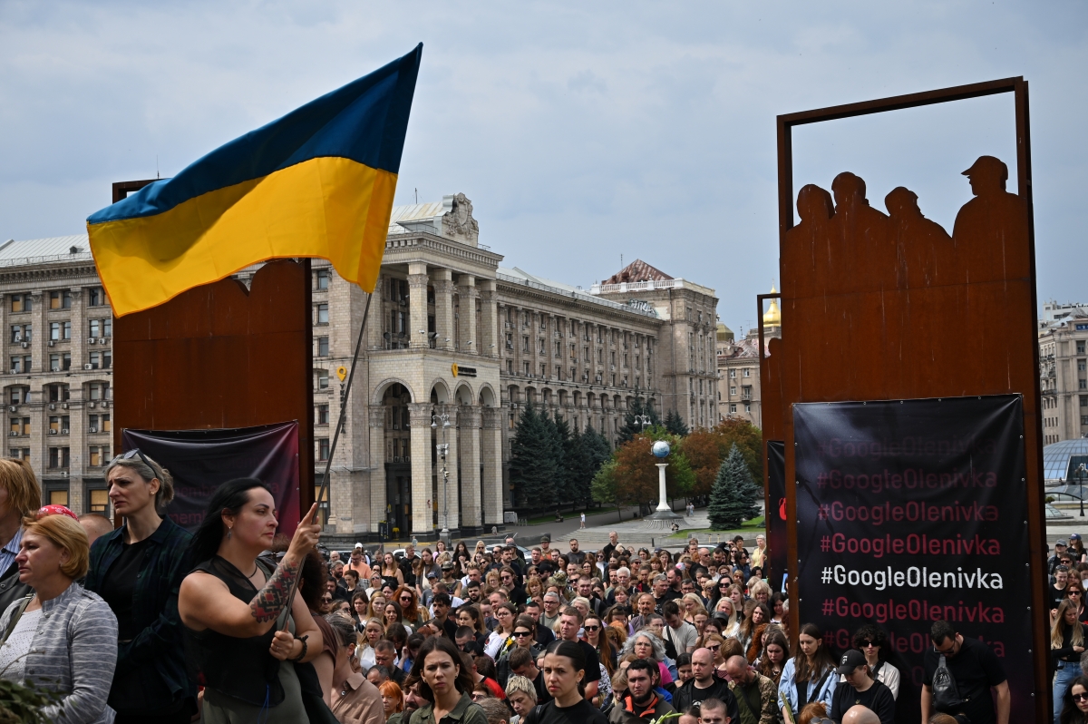 Похорон Юкова на Майдані Незалженості