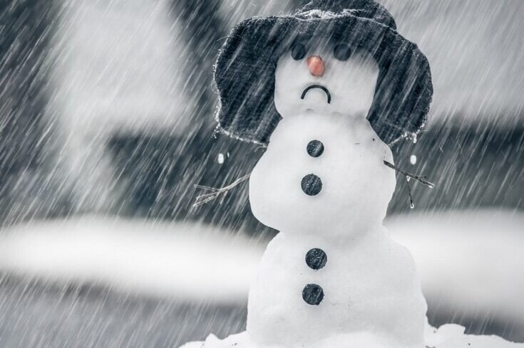 На Закарпатті 25 січня буде мокрий сніг 