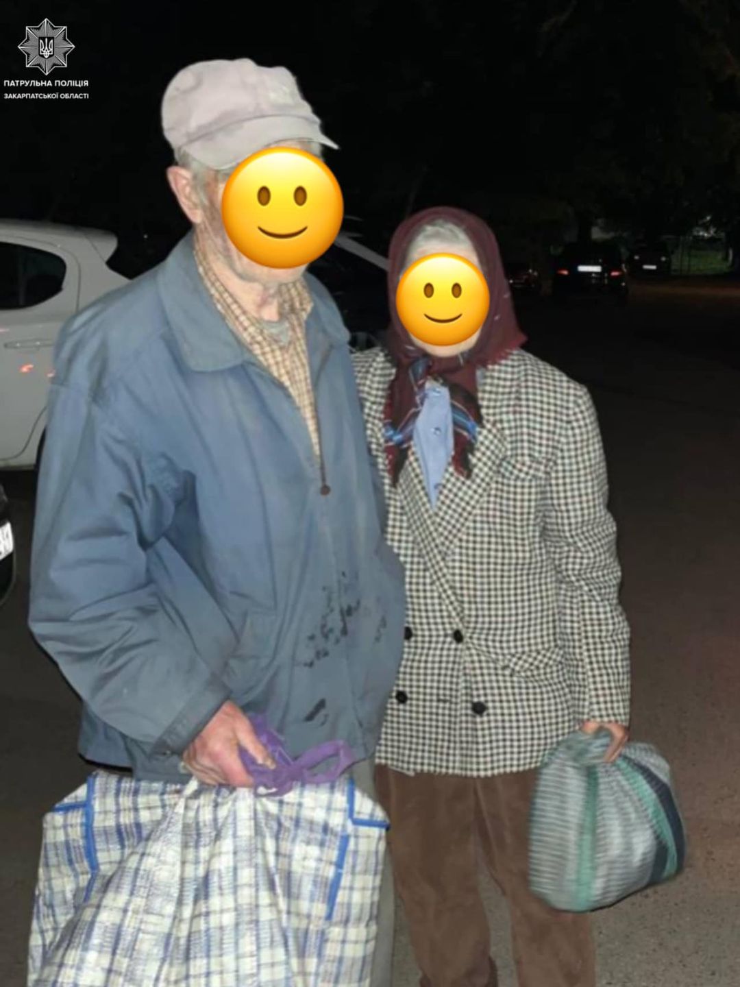 Чоловік з жінкою блукали містом поки їм не допомогли патрульні 