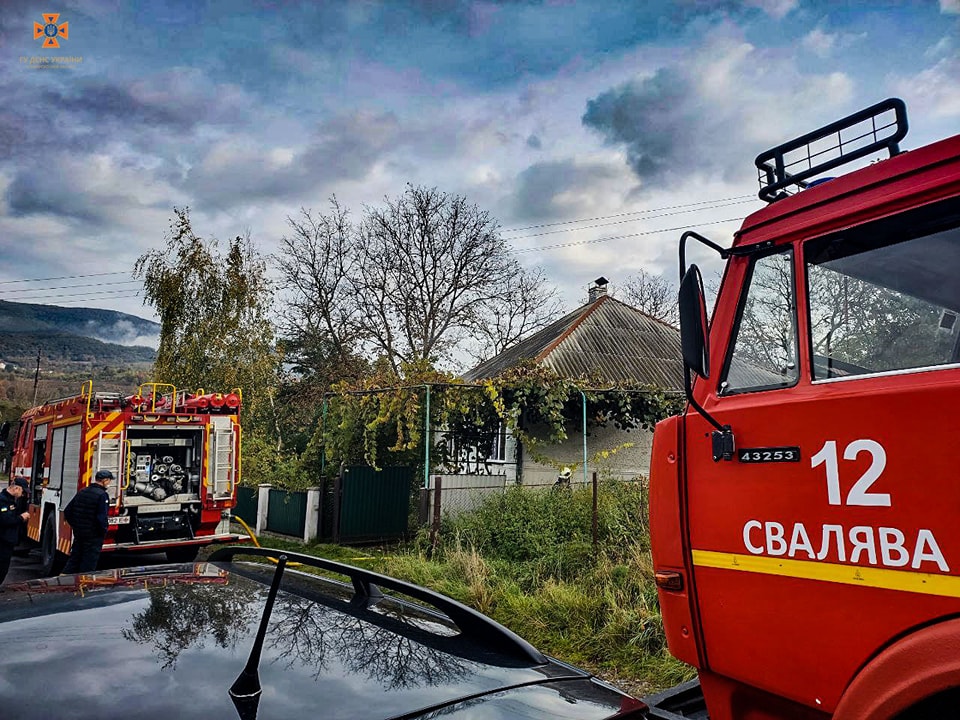 рятувальники вгамували пожежу