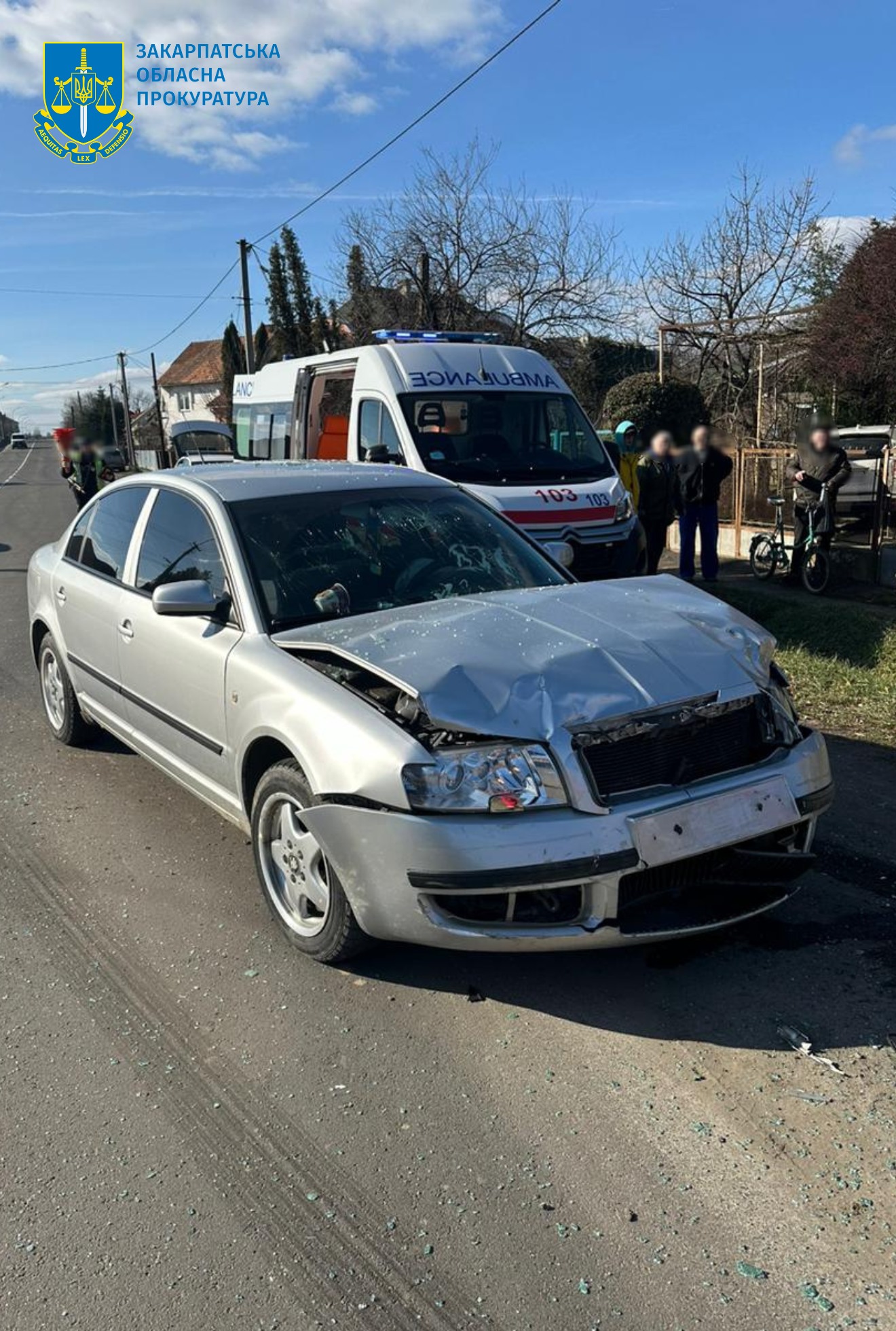 На місці аварії 