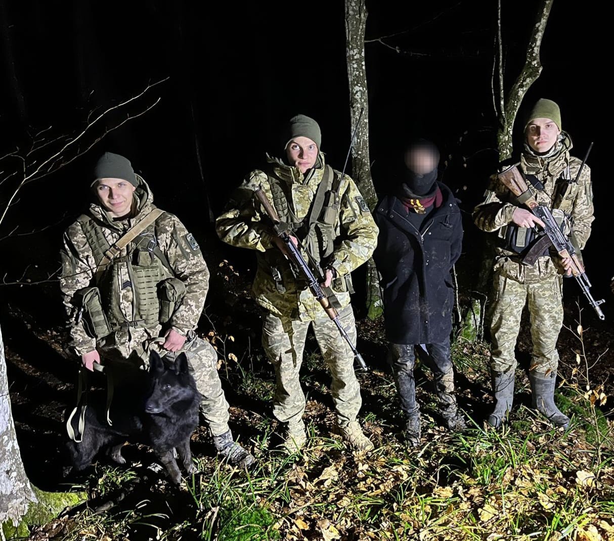 Чоловіка вистежили за допомогою тепловізора 