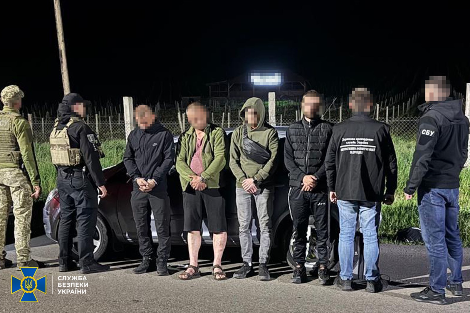 Затримані переправники та утікачі