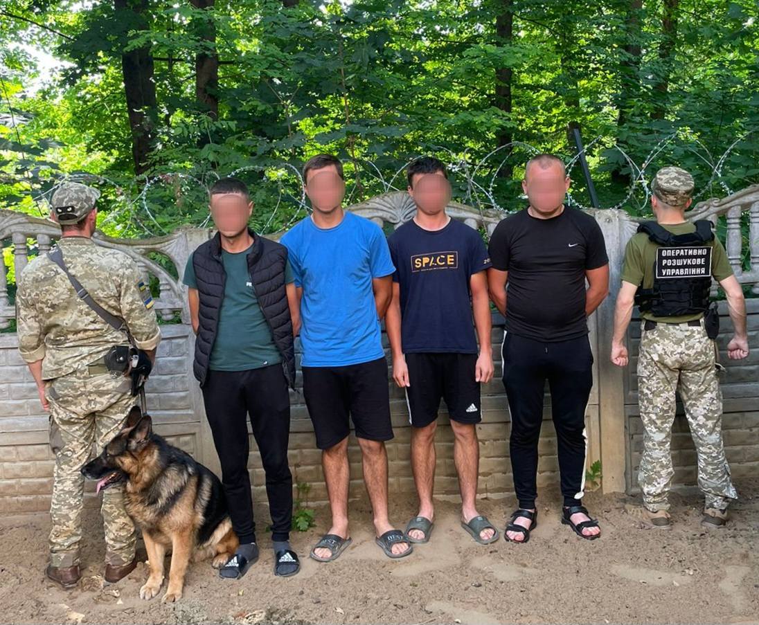 Затримані порушники кордону