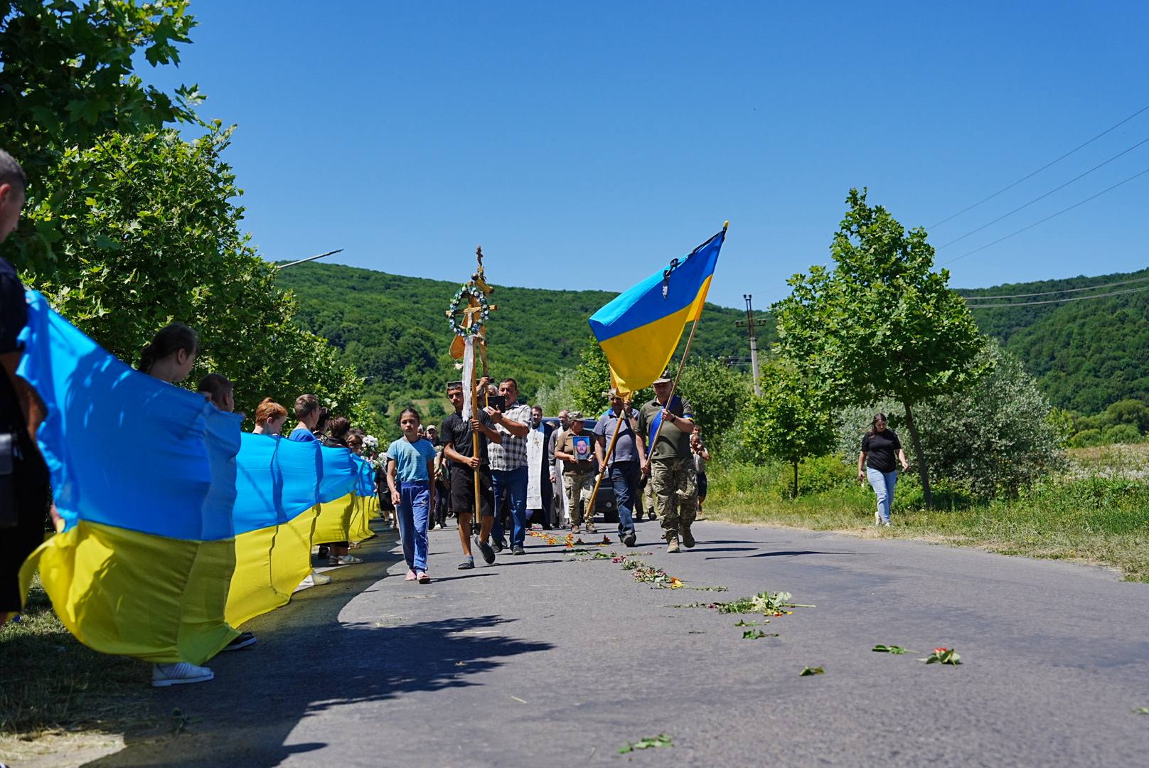Прощання з військовим Олександром Лацком