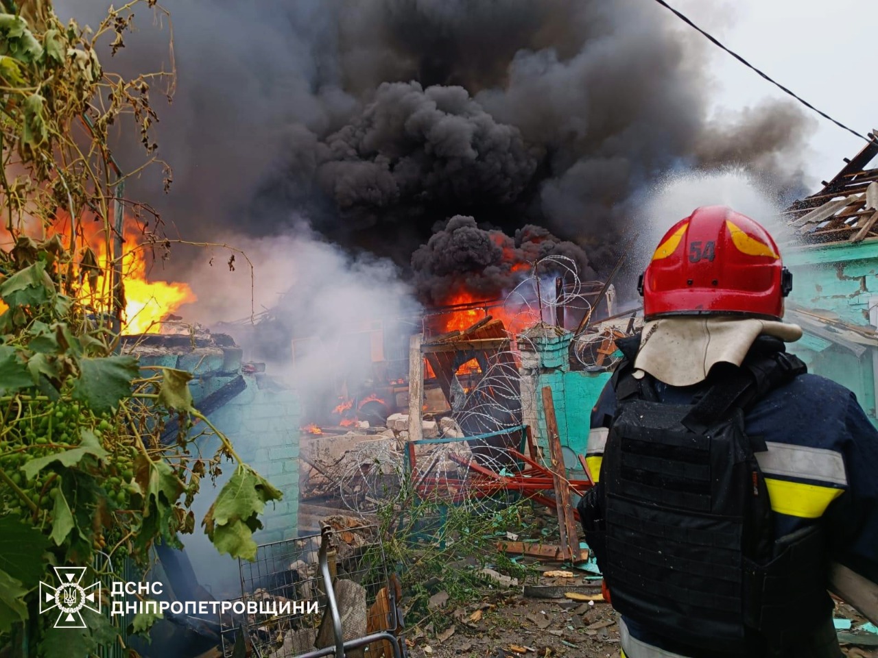 Наслідки російської атаки на Дніпропетровщині