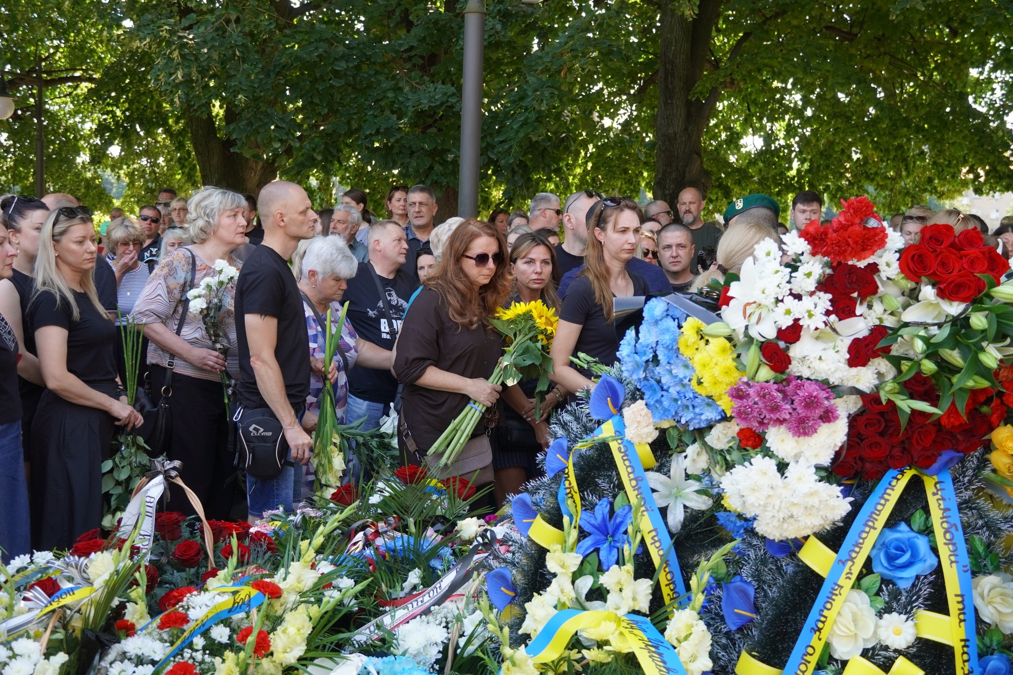 Прощання із інспектором прикордонної служби Василем Шкобою