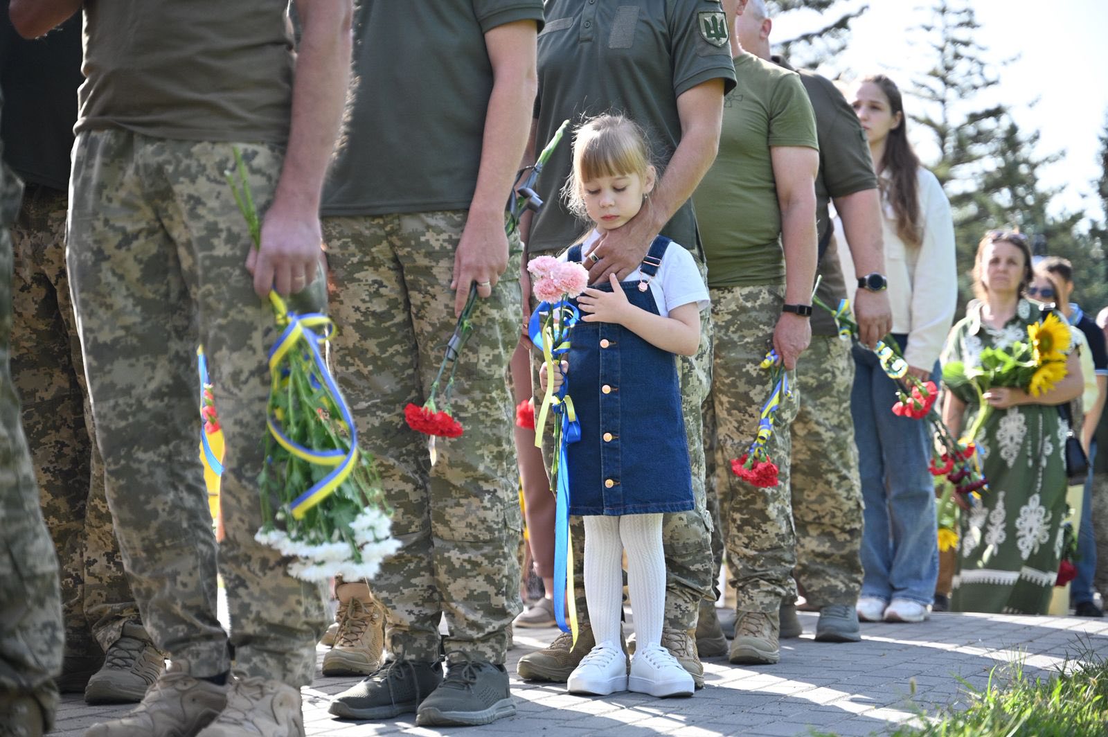 Вшанування пам'яті загиблих Героїв на Пагорбі Слави в Ужгороді