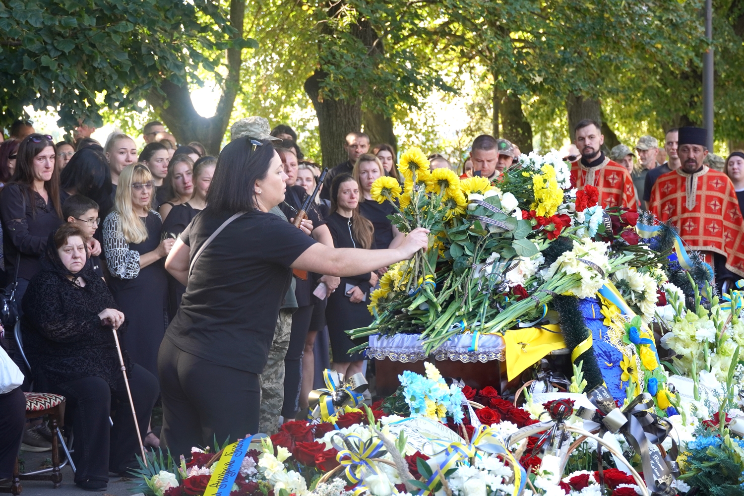 Прощання з воїном Андрієм Поганем