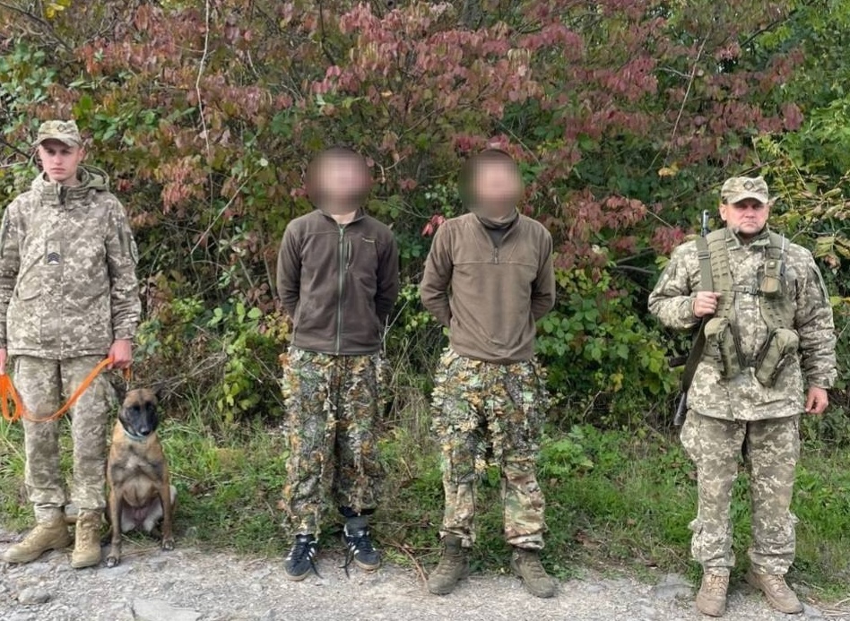 Затримані порушники кордону