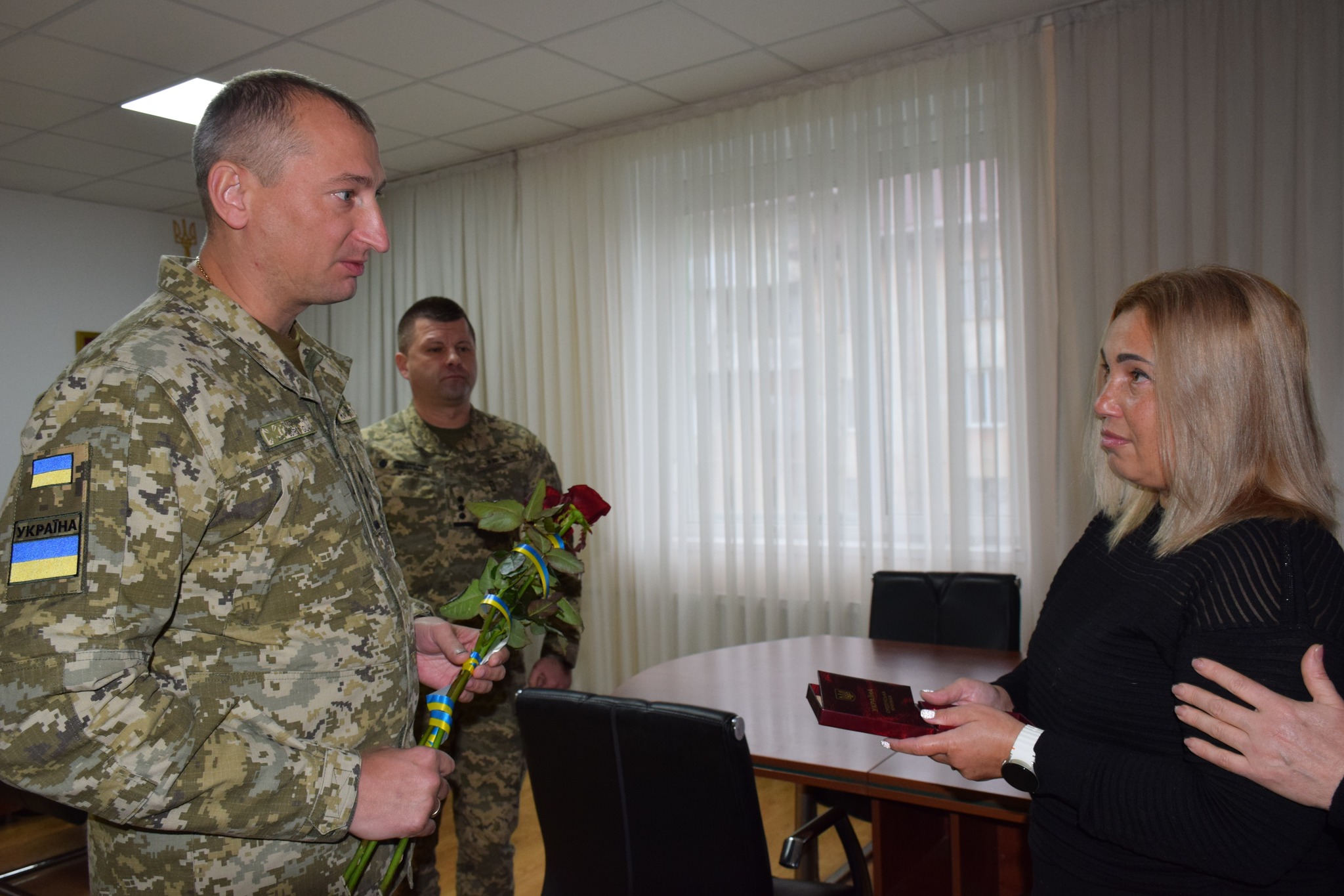 Вручення ордену «За мужність» 