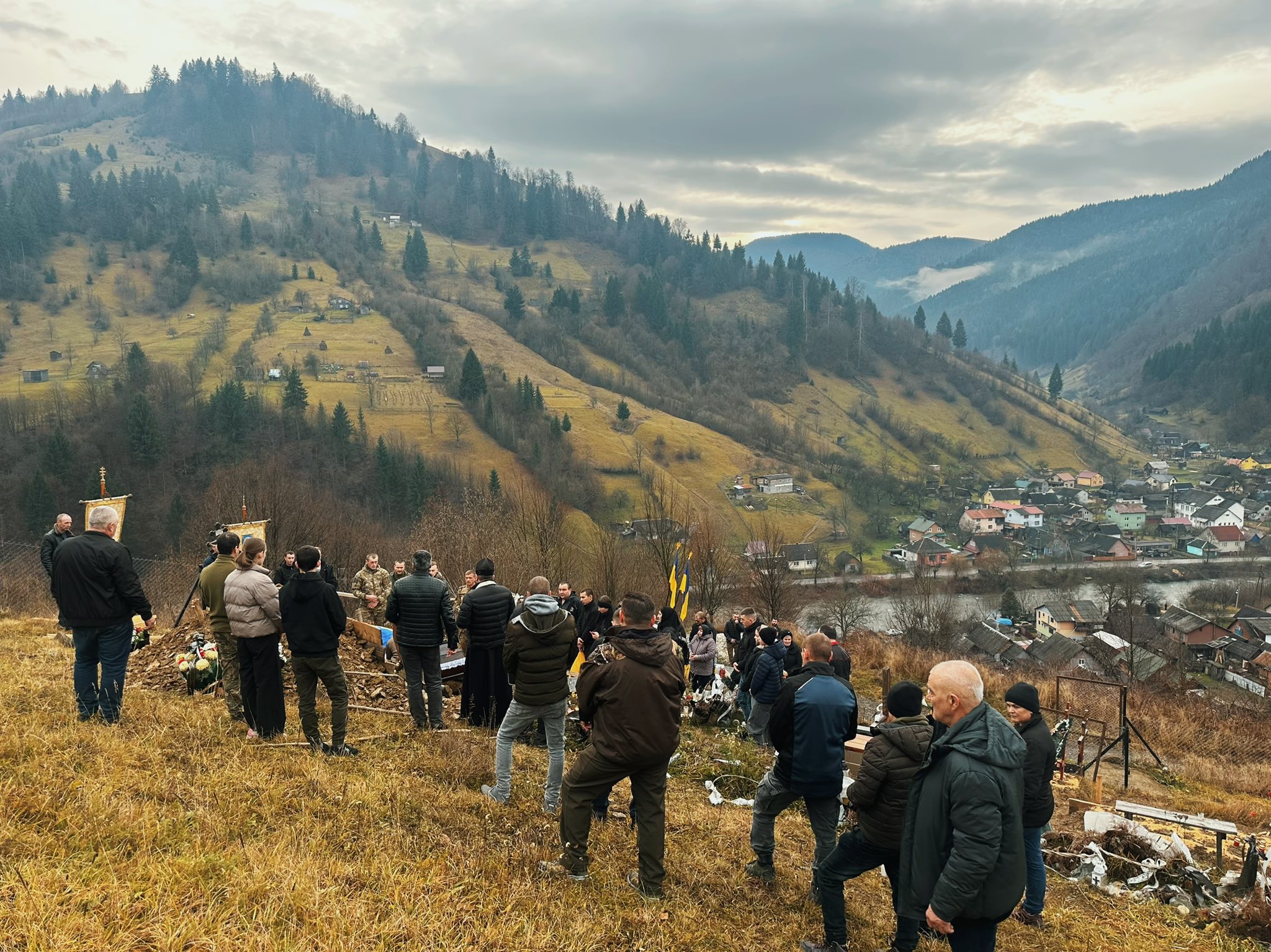 Прощання із захисником Степаном Павлючком