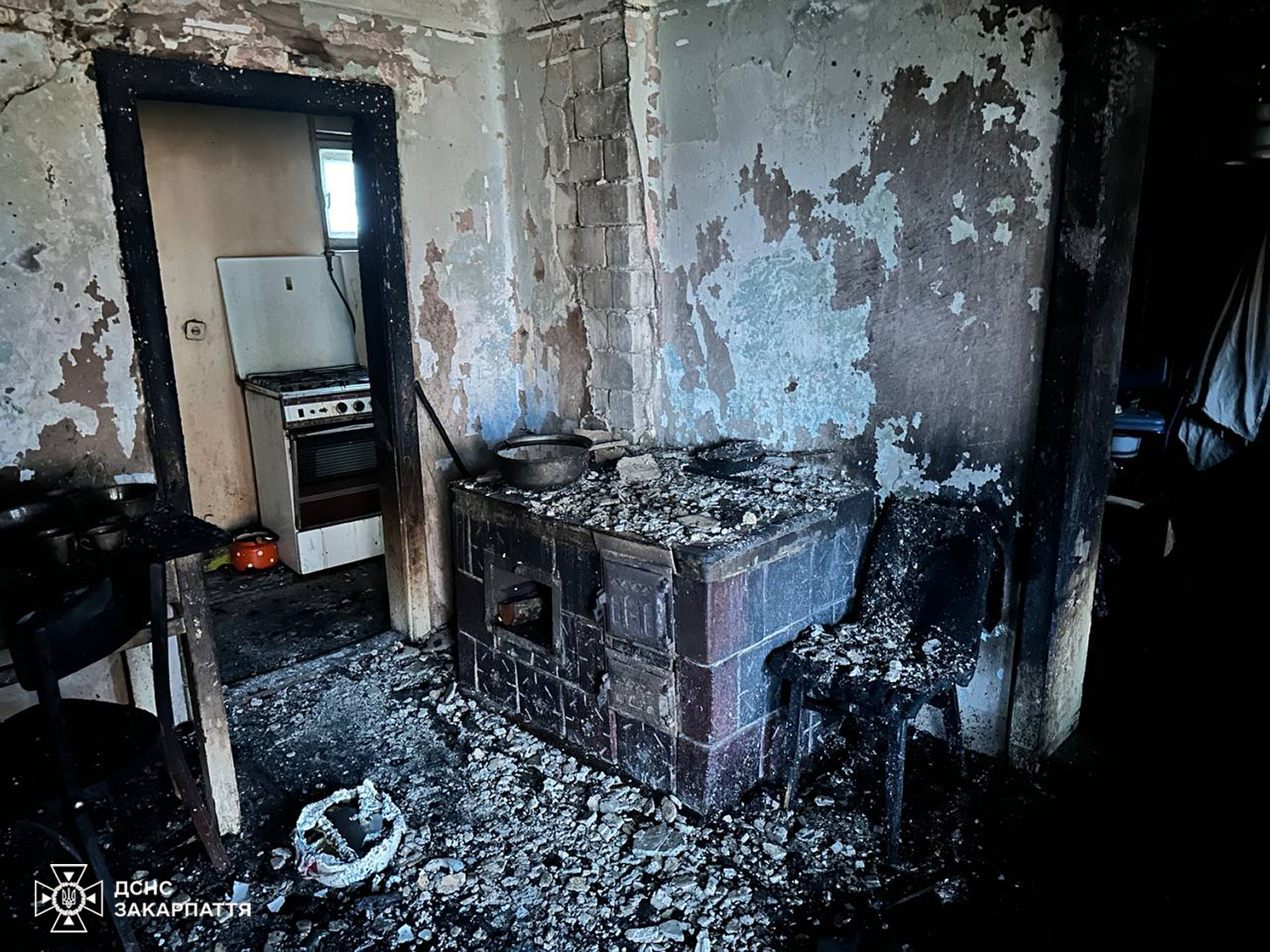 Пожежа в будинку, Неліпино