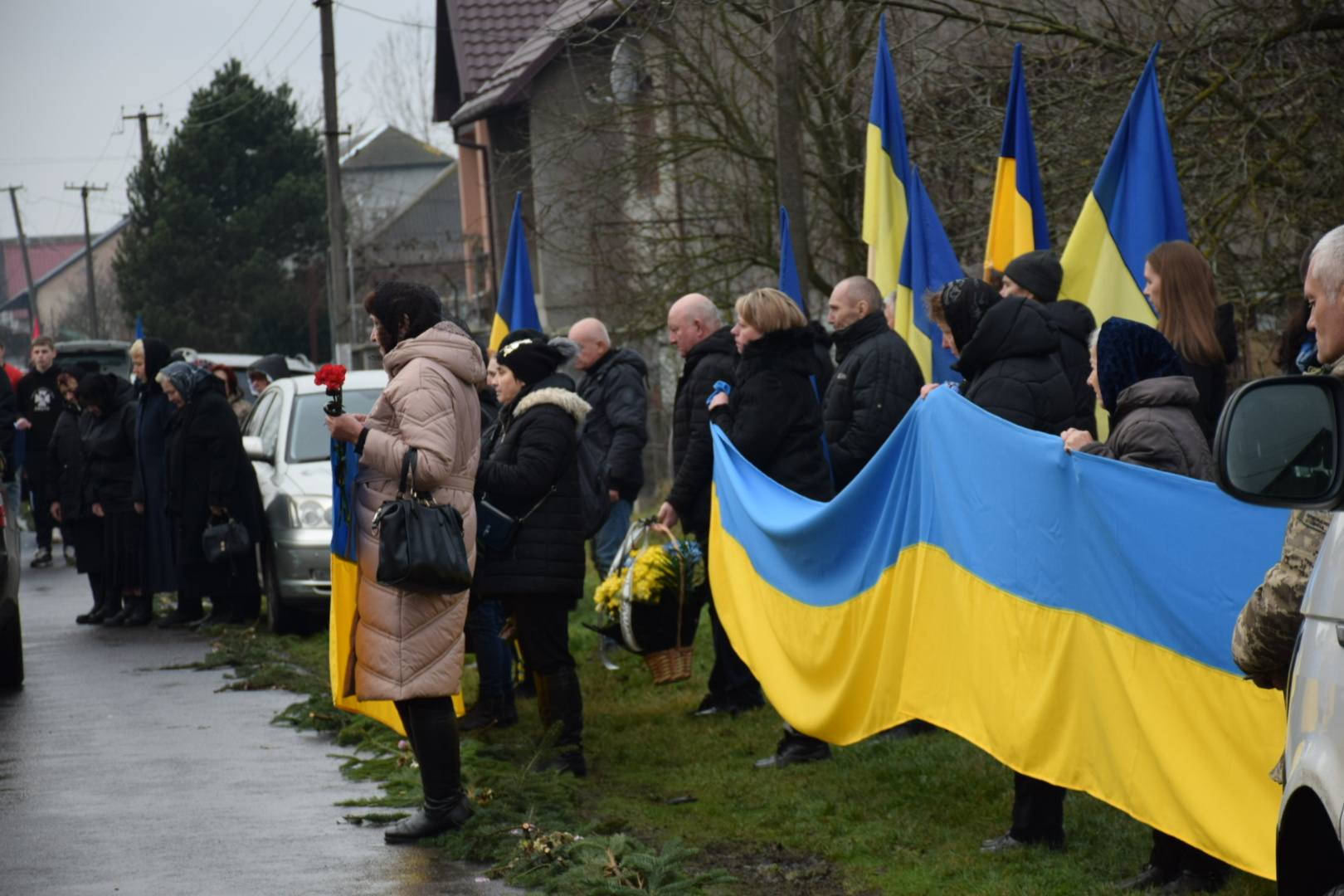 Прощання з полеглим прикордонником Мирославом Матьовкою