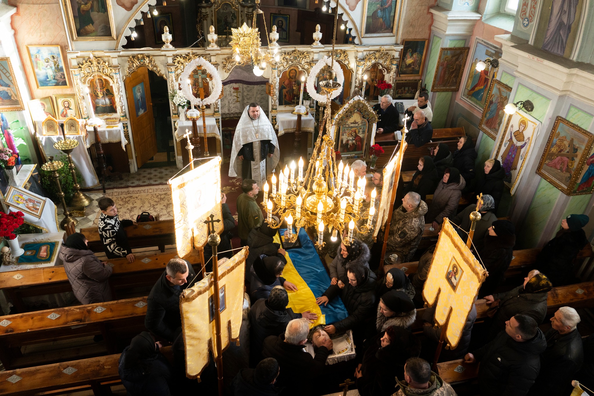 Прощання з полеглим воїном Сергієм Швардаком