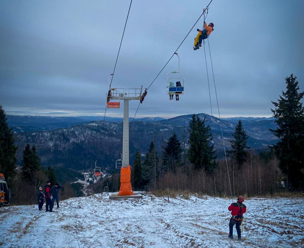 Порятунок туристів на горі Захар Беркут
