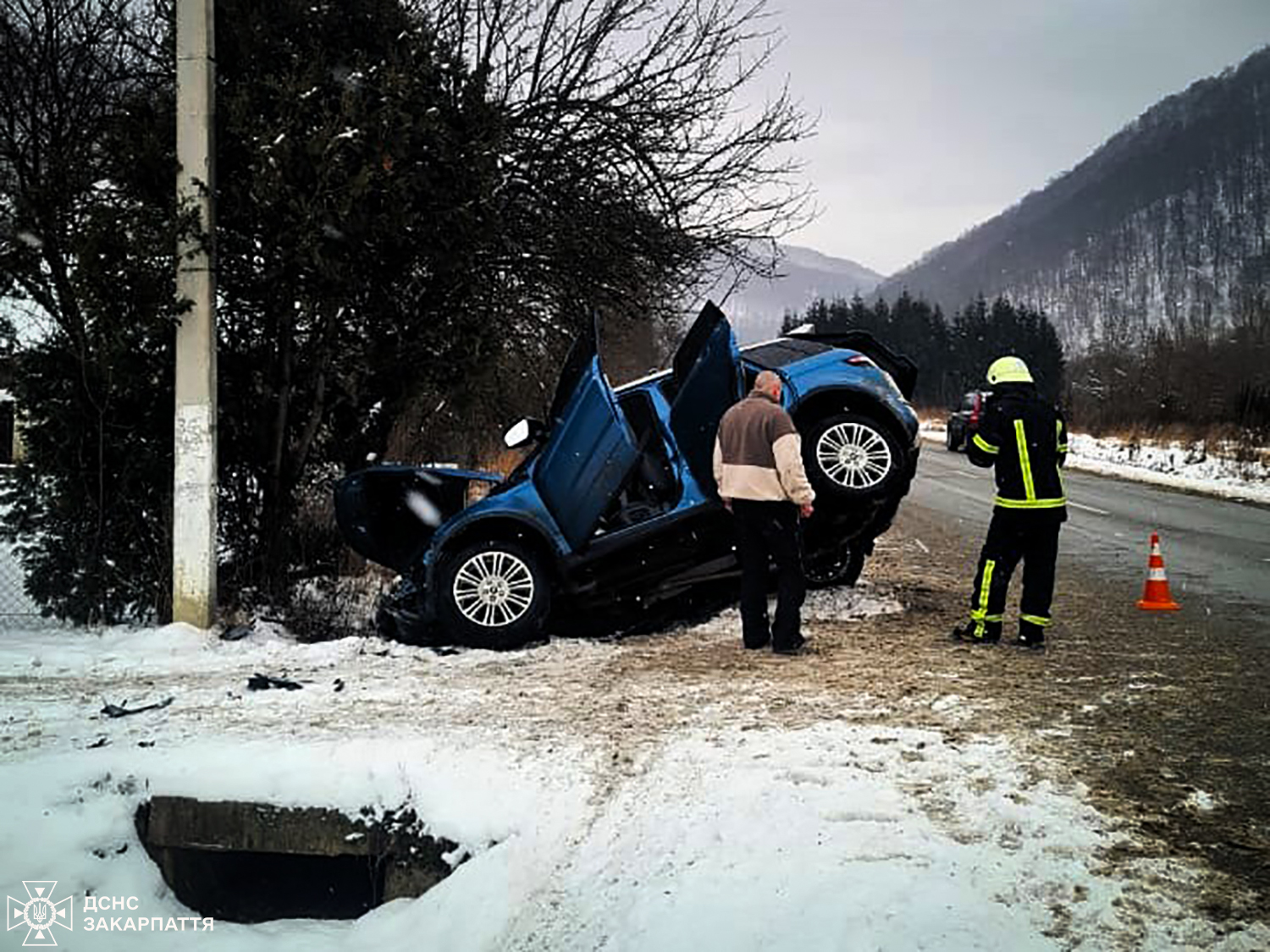 ДТП у селі Луг, 1 січня