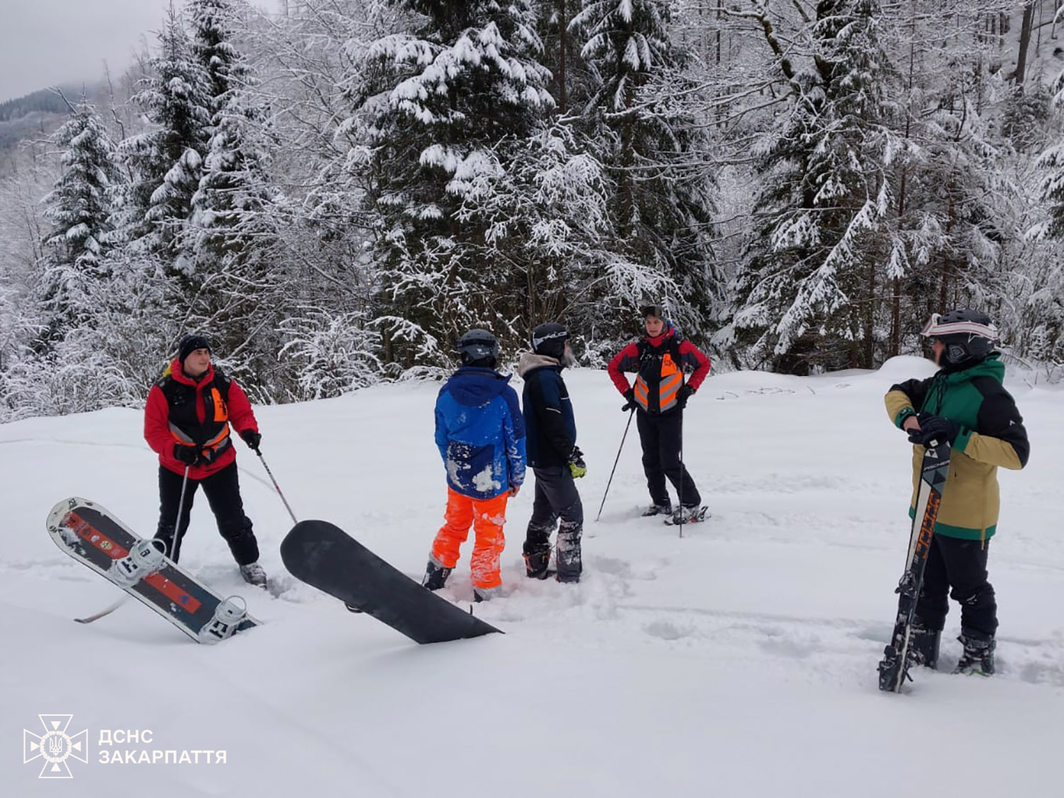 Заблукалі з рятувальниками