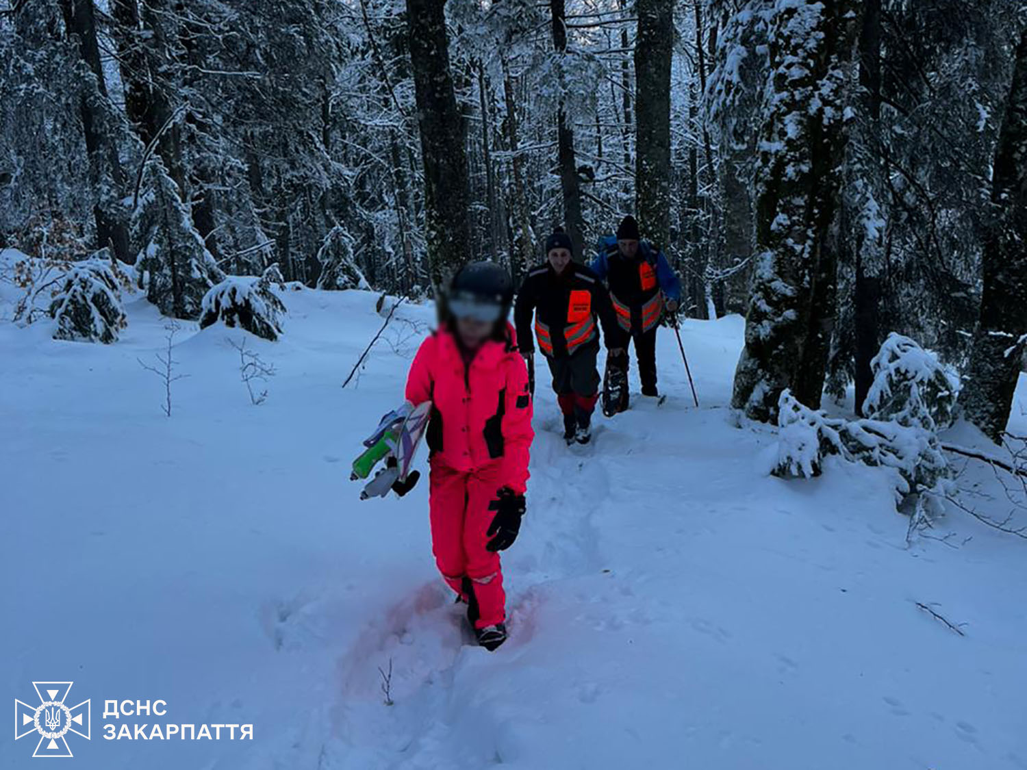Заблукалі сноубордисти