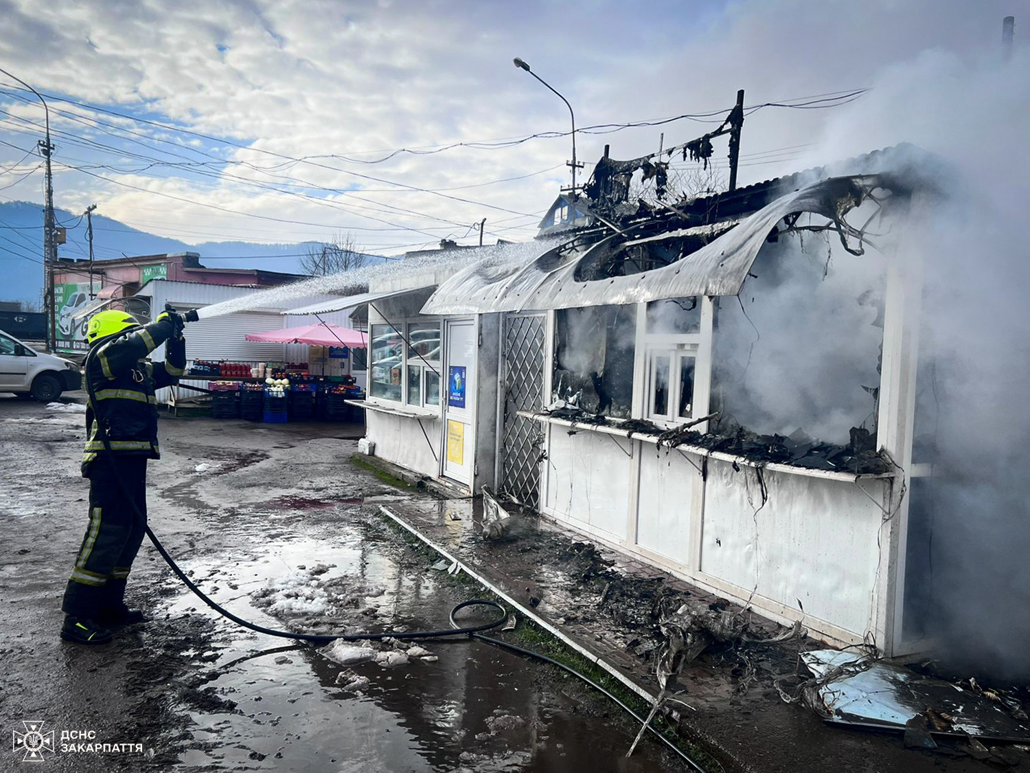 Пожежа у Хусті