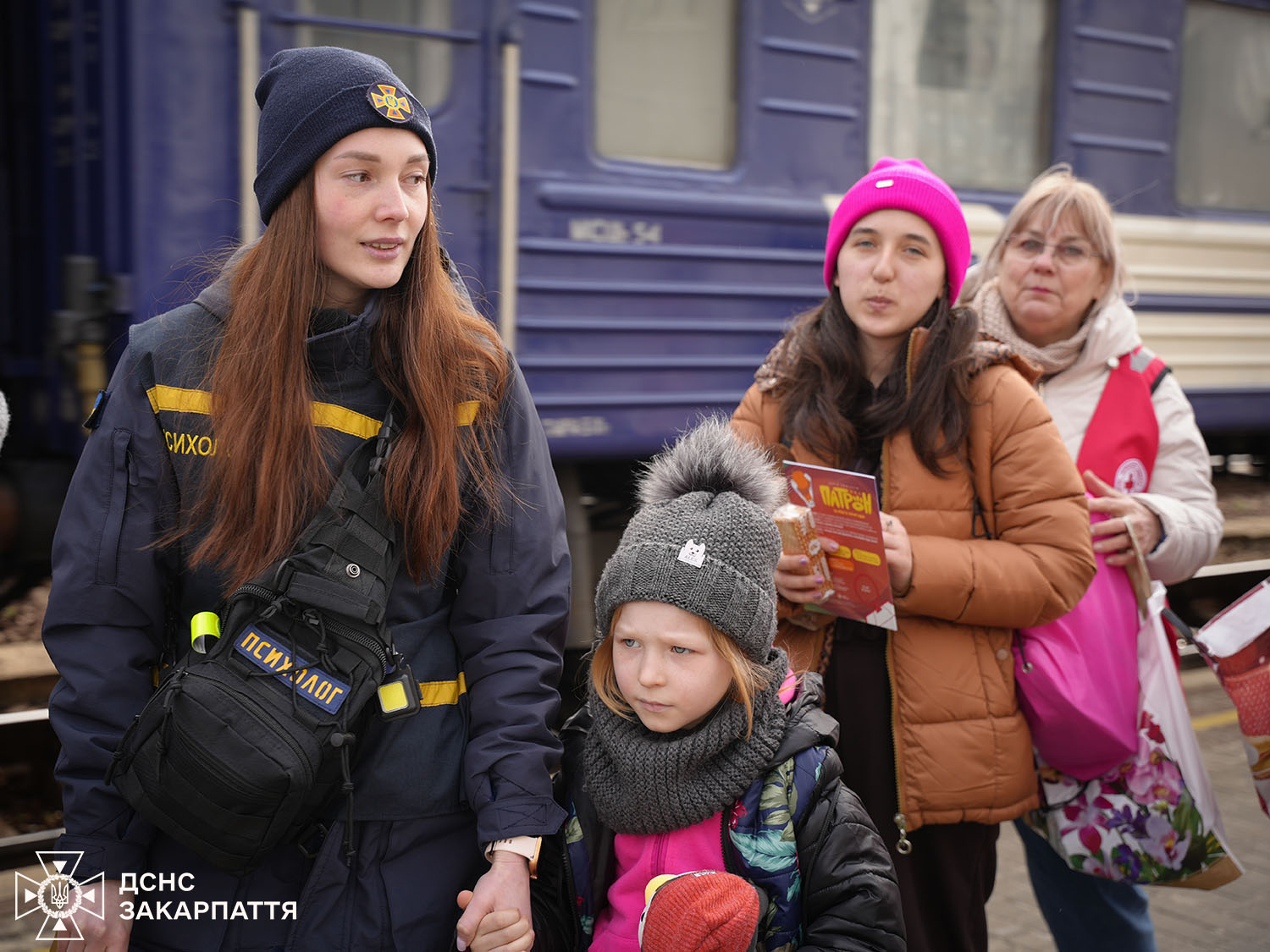 Прибуття евакуаційного поїзда