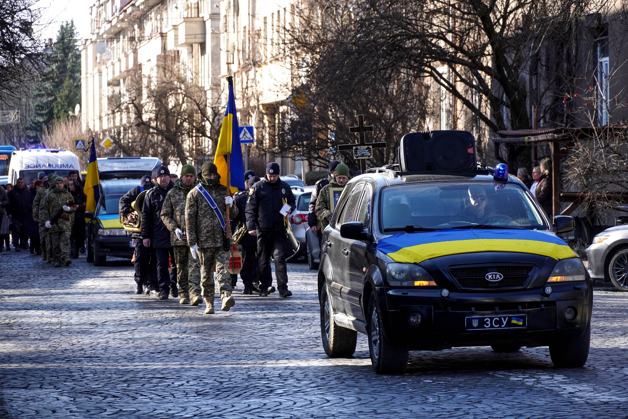 Прощання із військовим Олександром Павлієм в Ужгороді