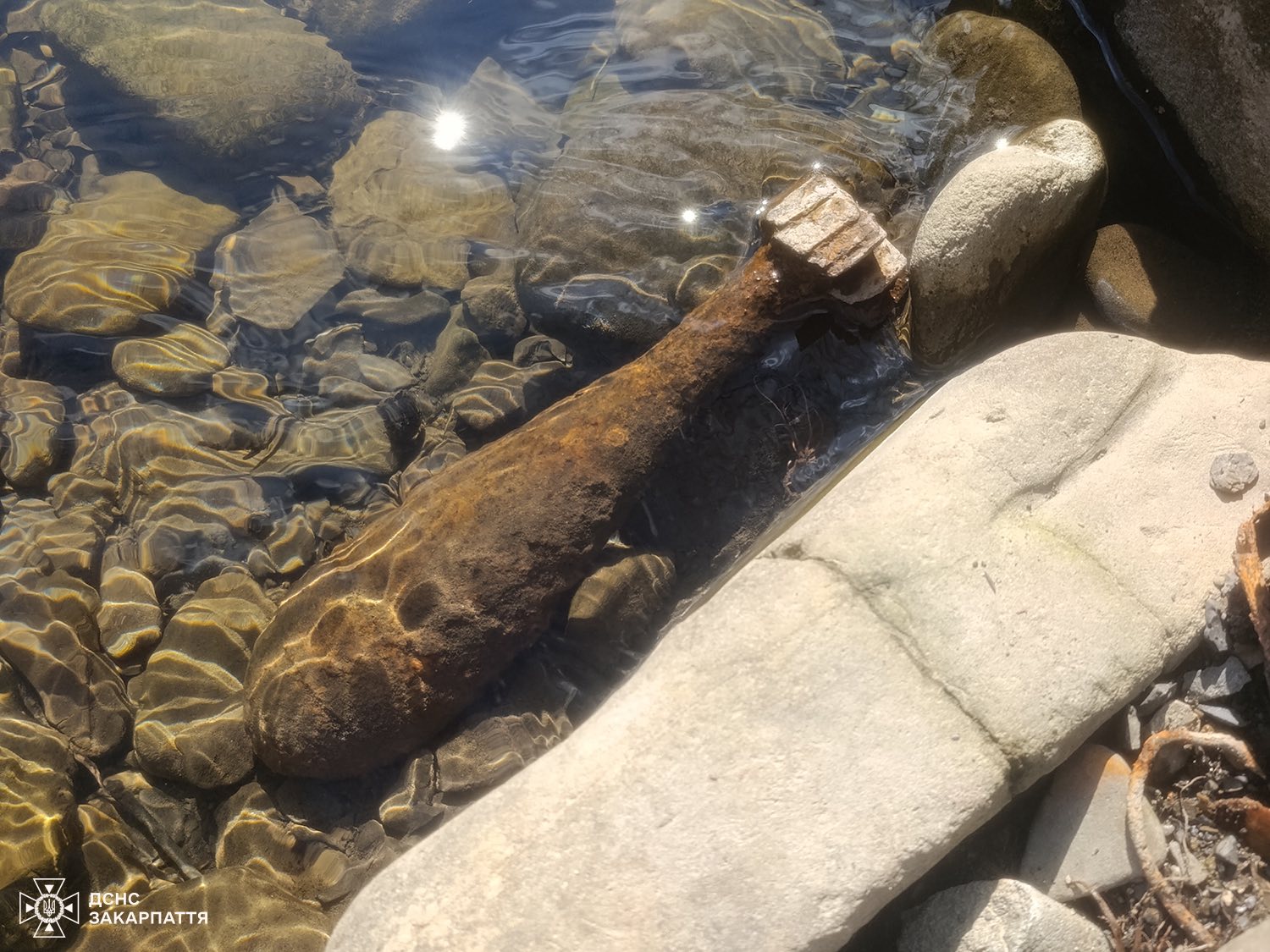 Старий боєприпас часів 2 Світової війни