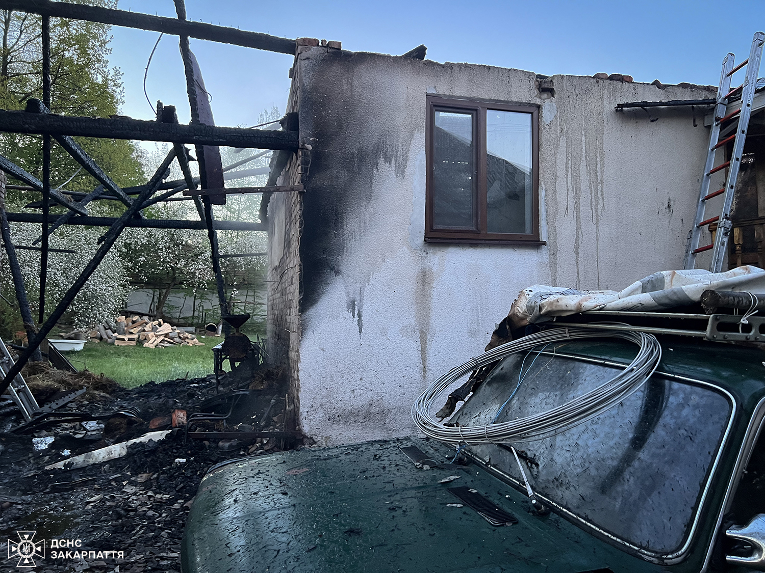 Місце пожежі