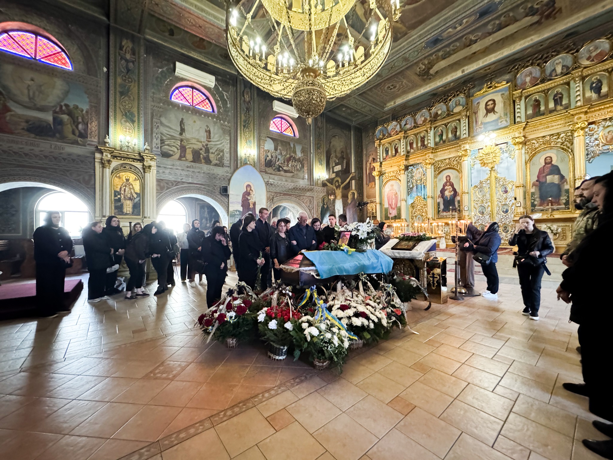 Прощання із полеглим воїном Петром Будкаєм у Мукачеві