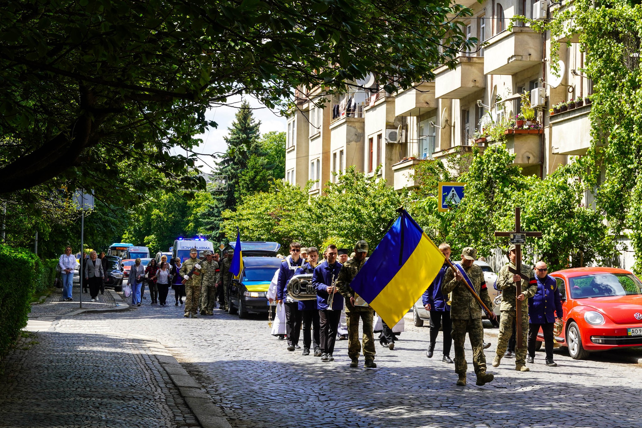 Прощання із Денисом Дзюіним в Ужгороді