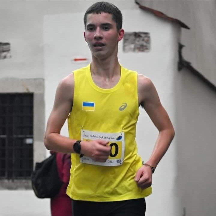 Олександр Коханський під час пробігу 