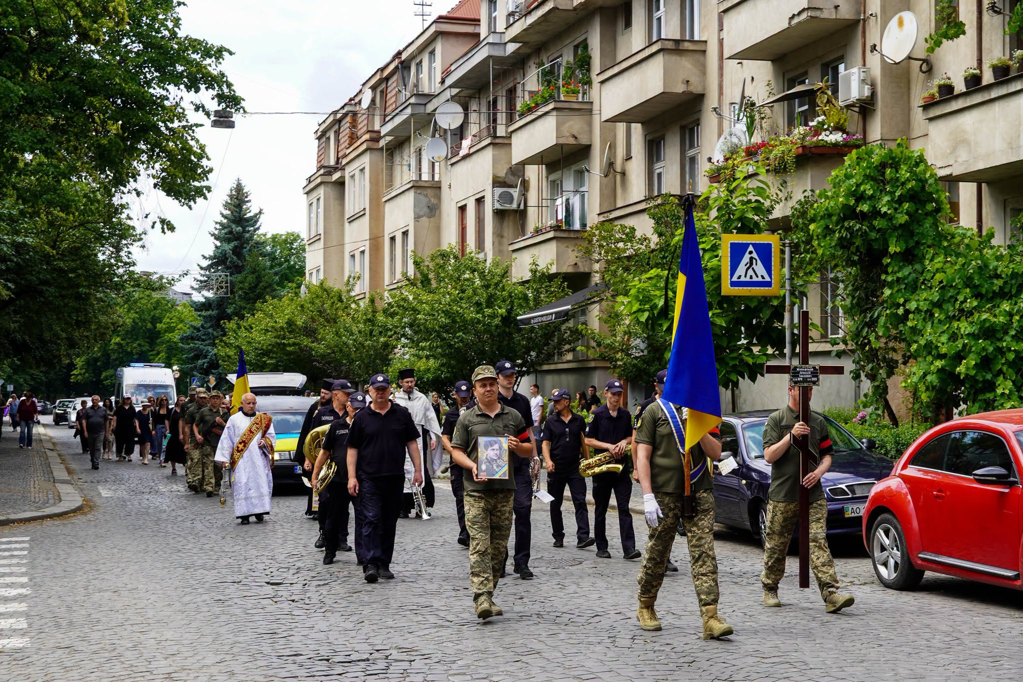 Прощання із 46-річним захисником Олексієм Журавльовим в Ужгороді