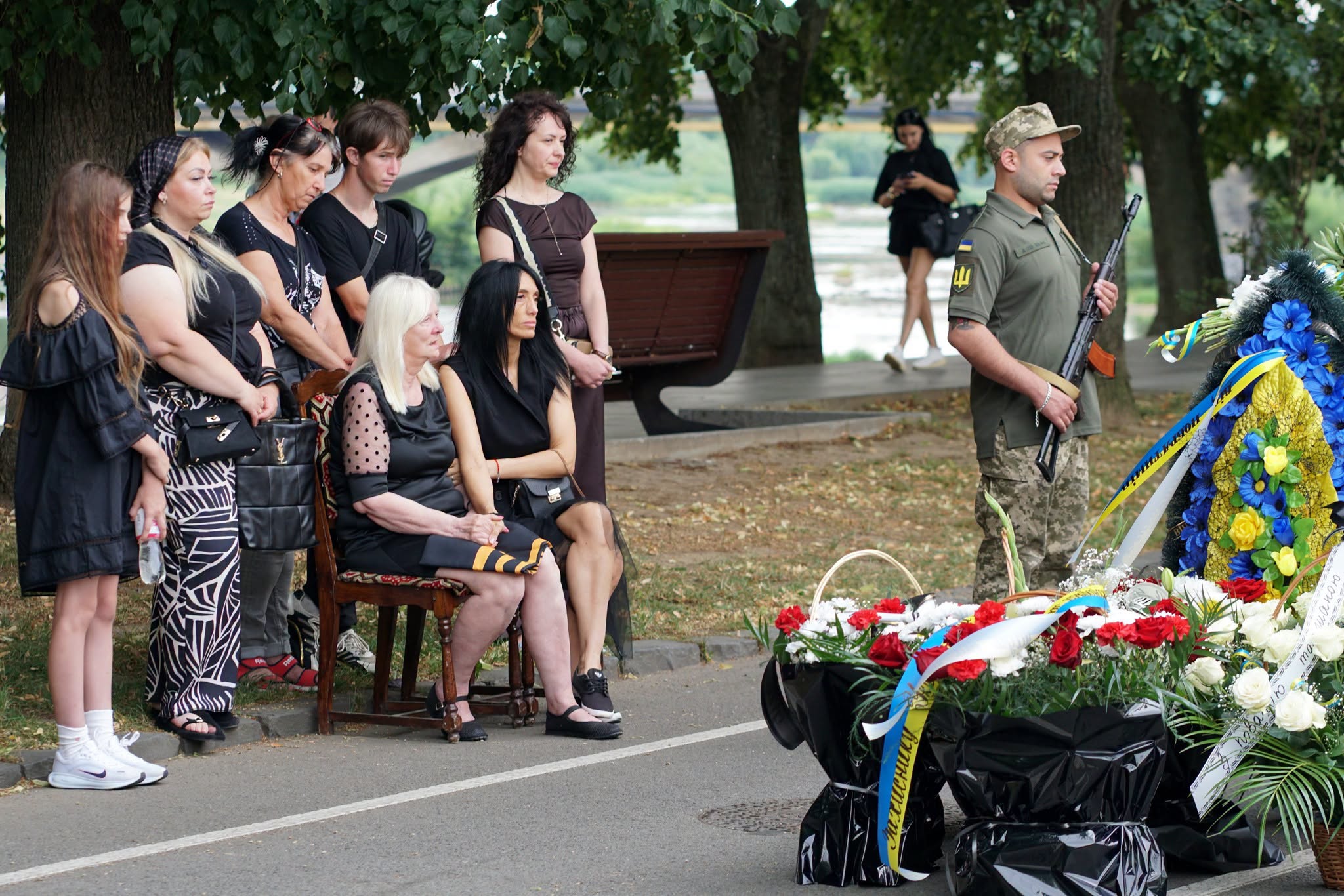 Прощання із полеглим воїном Іштваном Гуяном в Ужгороді