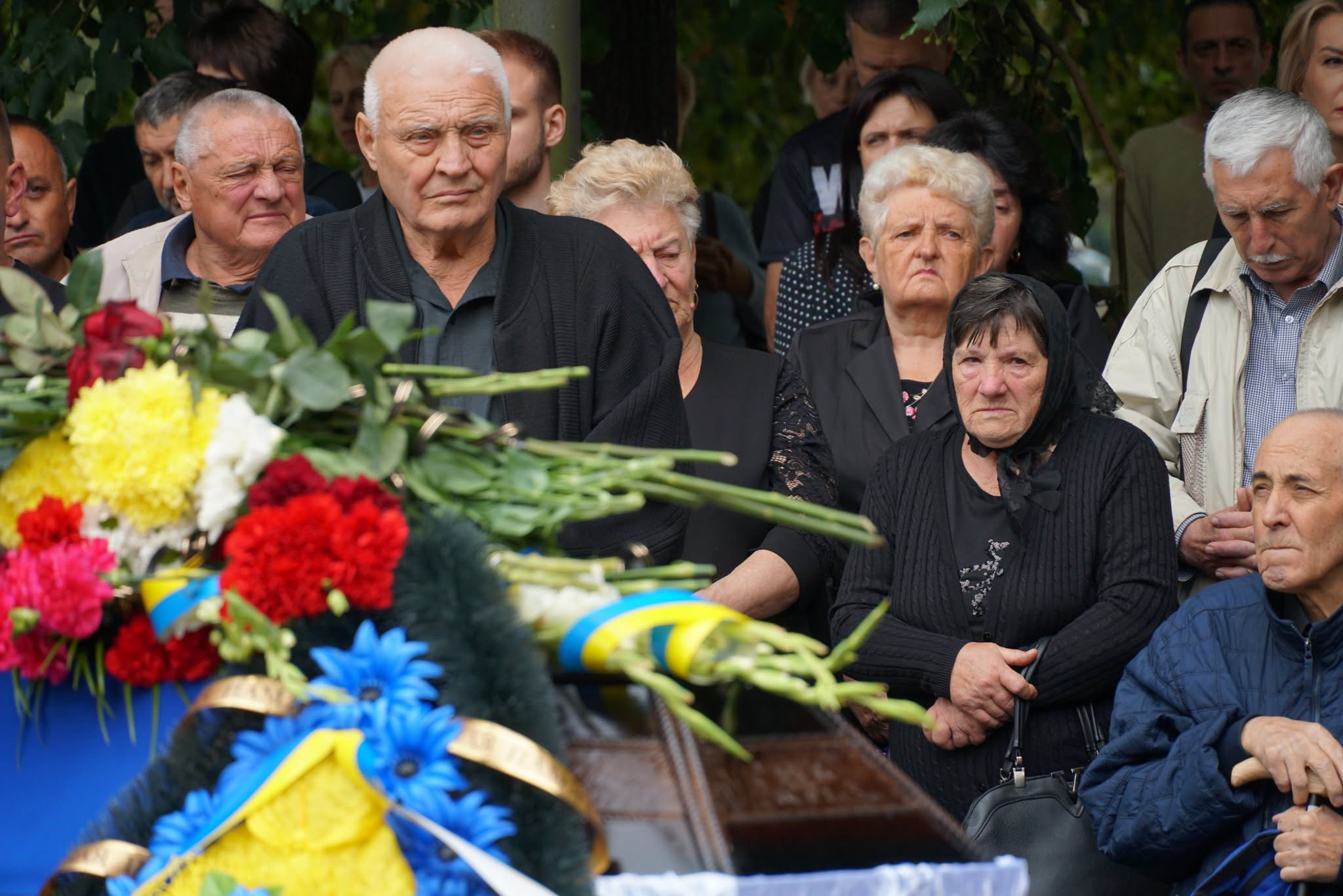 Прощання із воїном Іваном Ігнацевичем в Ужгороді