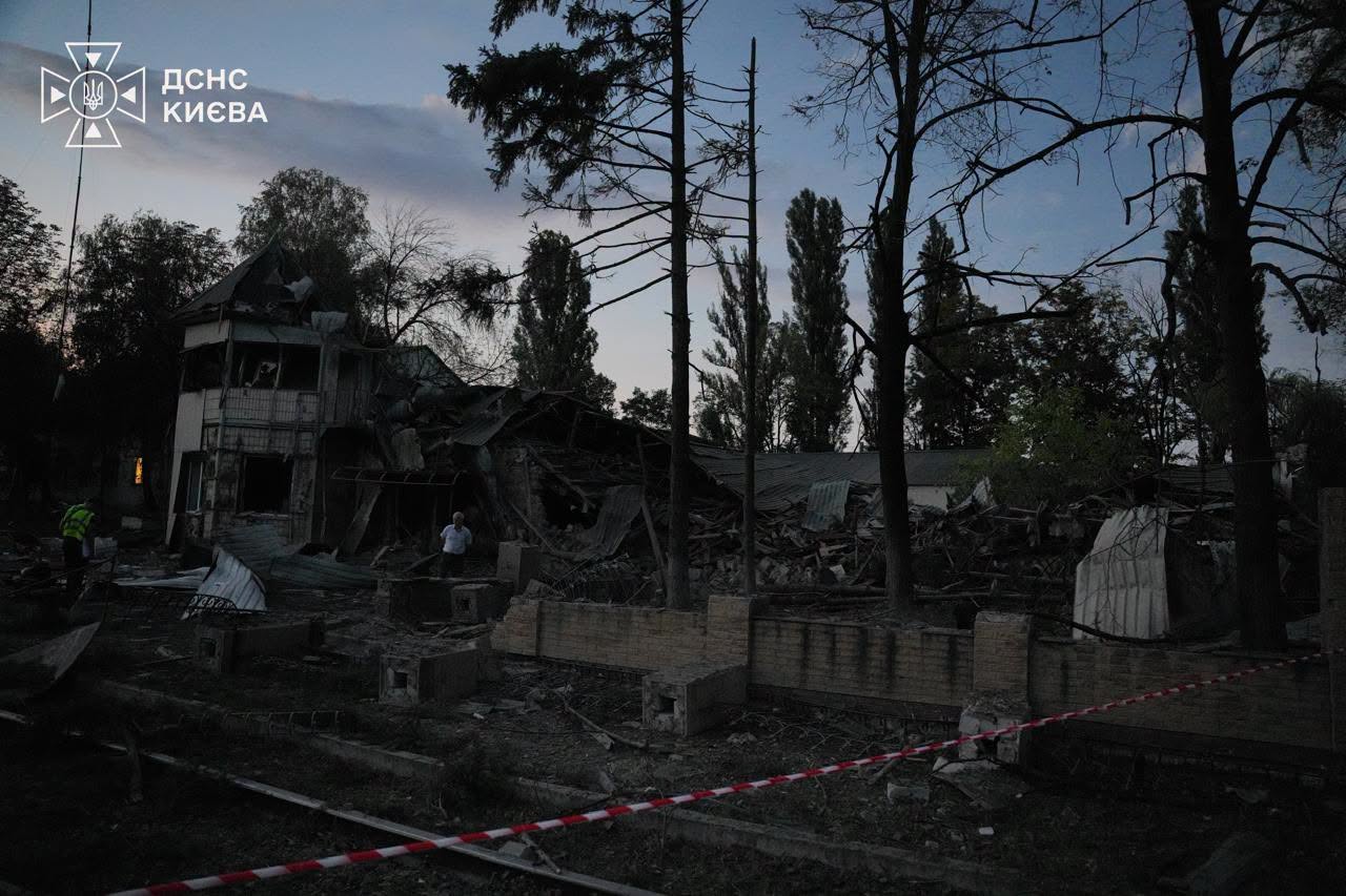 Наслідки російського обстрілу у Києві та області, 1 вересня