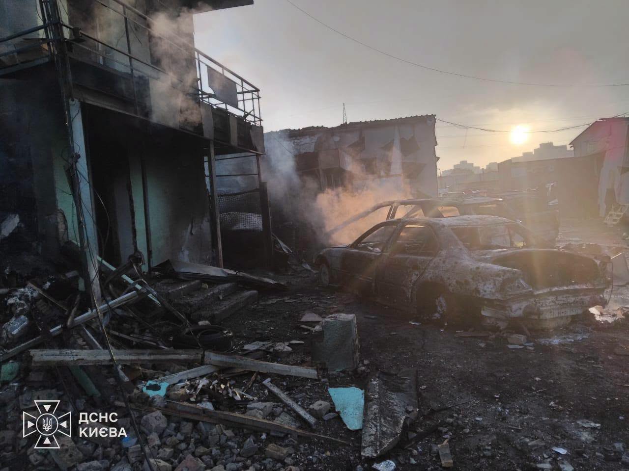 Наслідки нічної атаки у Києві, 7 жовтня