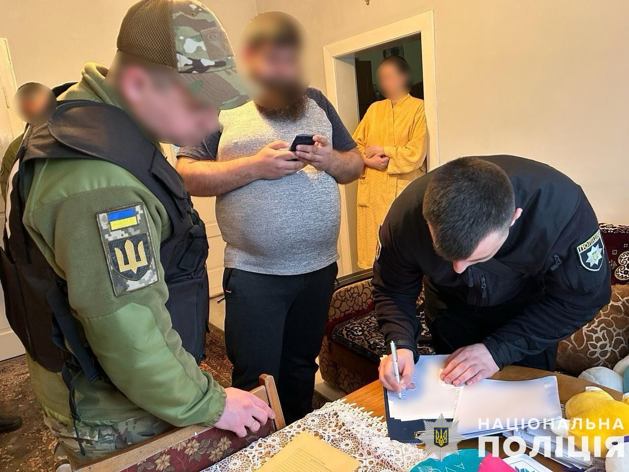 Під час обшуків в одного з підозрюваних 