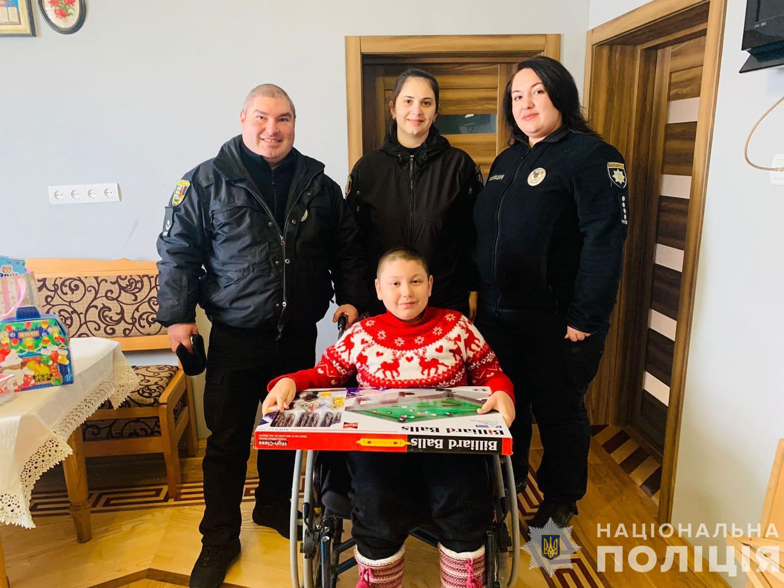 Хлопчик давно мріяв стати поліцейським 