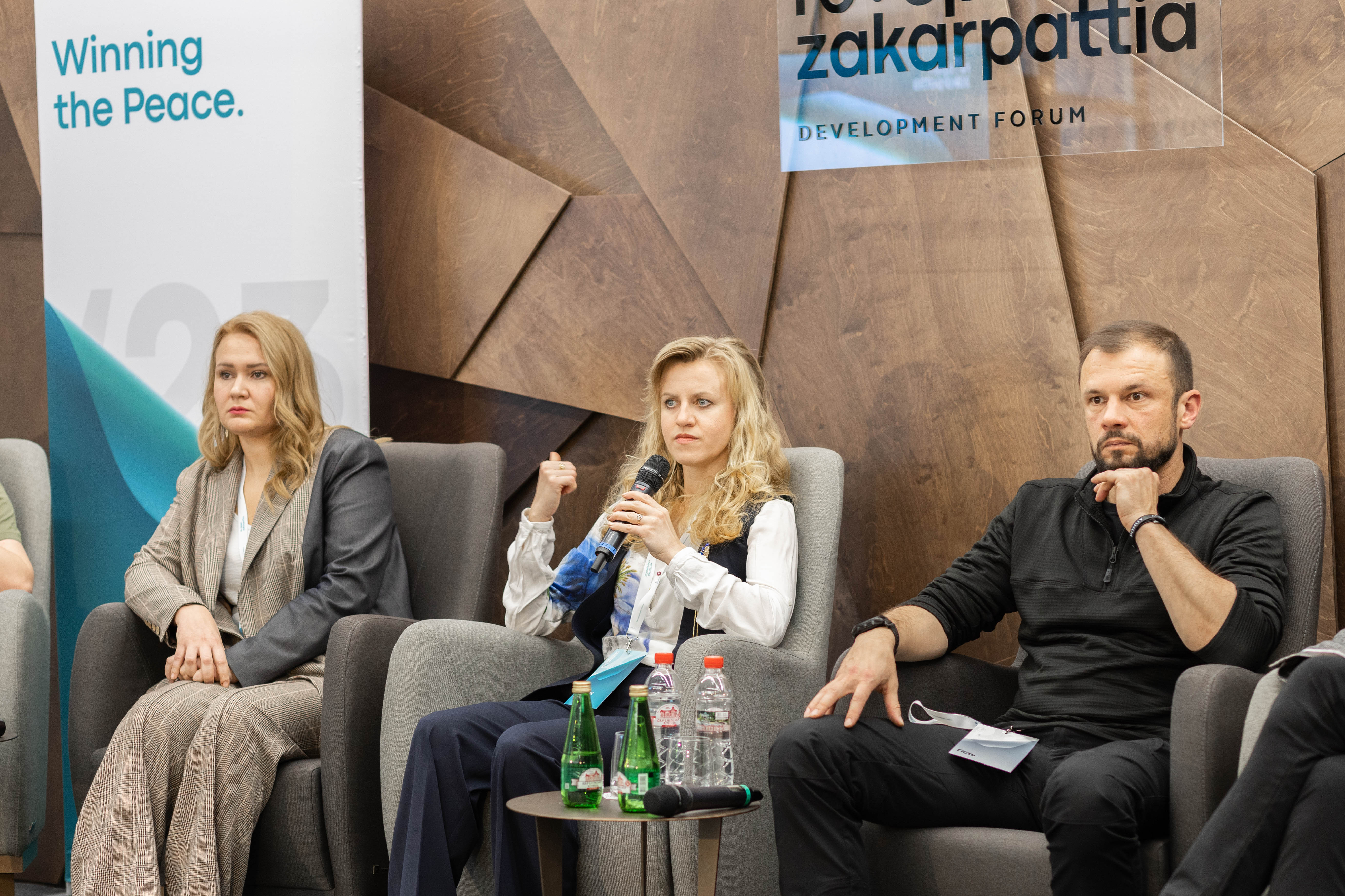 Ольга Будник на цьогорічному форумі Re: Open Zakarpattia 2023
