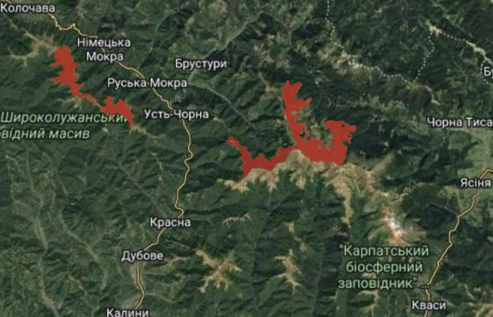 Карти, плановані ВЕС