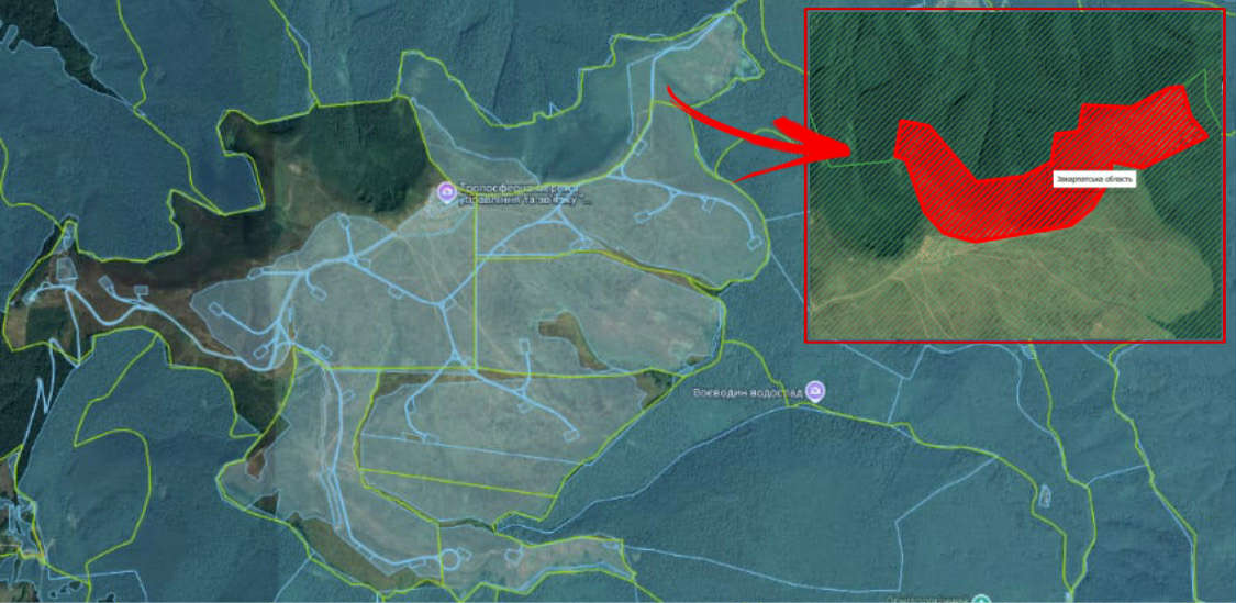 Мапи полонини Руни